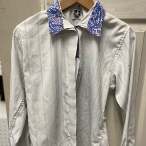 Royal Highness Equestrian Show Top: Paisley Collar